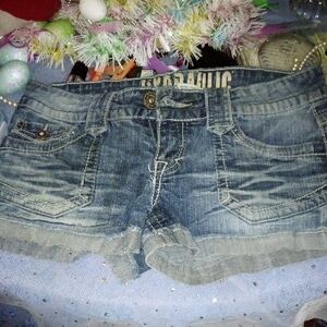 Hydraulic Dark Blue Jean Shorts
